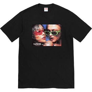 Black Supreme Eyewear Tee T Shirts | Supreme 404WY